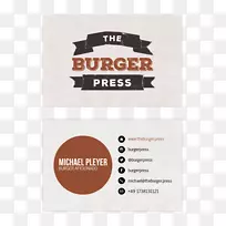 商标标签字体-汉堡明信片-空若网 商标标签字体-汉堡明信片-空若网