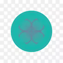 绿色绿松石符号-优雅的名片设计-空若网 绿色绿松石符号-优雅的名片设计-空若网