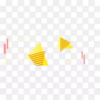 品牌黄色字体-几何三角形-空若网 品牌黄色字体-几何三角形-空若网