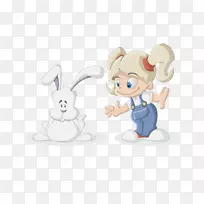兔角色动画插图.动物动画材料-空若网 兔角色动画插图.动物动画材料-空若网
