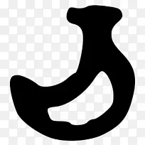 黑色剪影手指白色剪贴画剪影-空若网 黑色剪影手指白色剪贴画剪影-空若网