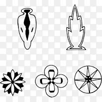 叶h&m游憩角剪贴画线对称-空若网 叶h&m游憩角剪贴画线对称-空若网