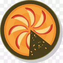 披萨-水果比萨饼载体-空若网 披萨-水果比萨饼载体-空若网