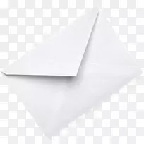 三角形白色实心色无点缀信封-空若网 三角形白色实心色无点缀信封-空若网
