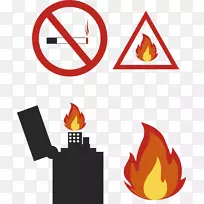 标牌插图-禁止吸烟-空若网 标牌插图-禁止吸烟-空若网