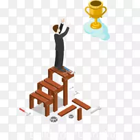 插图-爬上商人的阶梯,看着奖杯。-空若网 插图-爬上商人的阶梯,看着奖杯。-空若网