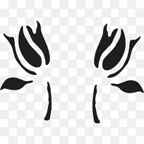 对称图案-喇叭阴影图案对称平面图-空若网 对称图案-喇叭阴影图案对称平面图-空若网