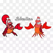 塞巴斯蒂安阿里尔乌苏拉蟹王-空若网 塞巴斯蒂安阿里尔乌苏拉蟹王-空若网