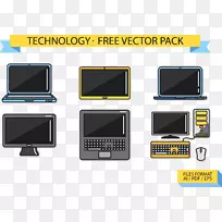 电脑箱输出装置电脑鼠标电脑显示器个人电脑复古电脑图标-空若网 电脑箱输出装置电脑鼠标电脑显示器个人电脑复古电脑图标-空若网