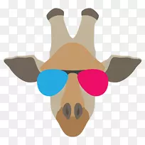 鼻子眼镜狗长颈鹿眼镜-空若网 鼻子眼镜狗长颈鹿眼镜-空若网