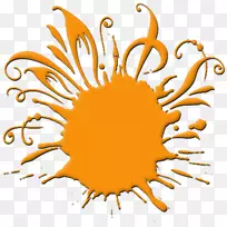 花线剪贴画-花-空若网 花线剪贴画-花-空若网