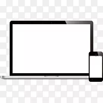 电脑监控辅助白色多媒体笔记本电脑和手机-空若网 电脑监控辅助白色多媒体笔记本电脑和手机-空若网