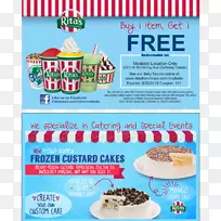 丽塔意大利冰菜配方小吃-促销卡-空若网 丽塔意大利冰菜配方小吃-促销卡-空若网