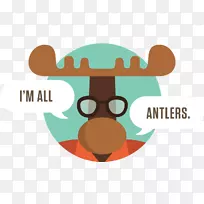 标志字体-麋鹿角-空若网 标志字体-麋鹿角-空若网