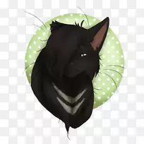 胡须猫鼻子尾黑色m-猫-空若网 胡须猫鼻子尾黑色m-猫-空若网