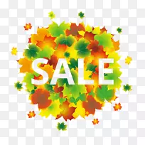秋叶落叶-枫叶促销标签载体-空若网 秋叶落叶-枫叶促销标签载体-空若网
