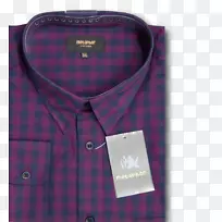 衬衫格子领扣袖.连衣裙-空若网 衬衫格子领扣袖.连衣裙-空若网