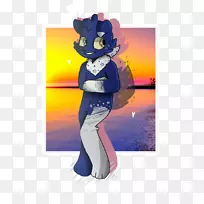 钴蓝色卡通吉祥物-亮灯-空若网 钴蓝色卡通吉祥物-亮灯-空若网