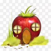 苹果剪贴画屋漆苹果-空若网 苹果剪贴画屋漆苹果-空若网