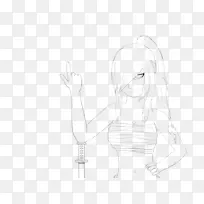 拇指人类头发颜色手指素描-仙女尾巴埃尔扎-空若网 拇指人类头发颜色手指素描-仙女尾巴埃尔扎-空若网