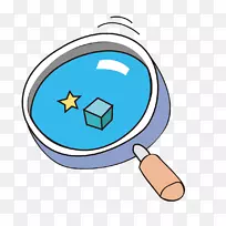 Adobe插画放大镜手绘煎锅材料-空若网 Adobe插画放大镜手绘煎锅材料-空若网