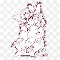 线条艺术画手指素描-斯嘉丽-空若网 线条艺术画手指素描-斯嘉丽-空若网