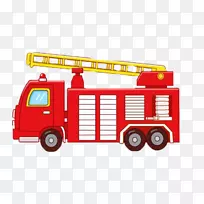 汽车消防车-红色消防车车窗-空若网 汽车消防车-红色消防车车窗-空若网