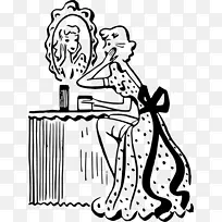 化妆品紧凑型剪贴画-女士手指-空若网 化妆品紧凑型剪贴画-女士手指-空若网