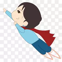 克拉克肯特卡通动画插图-卡通超人-空若网 克拉克肯特卡通动画插图-卡通超人-空若网