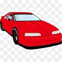 红色卡通车-空若网 红色卡通车-空若网