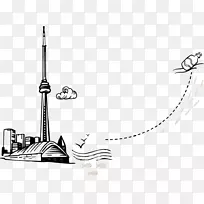 绘制埃菲尔铁塔线艺术.埃菲尔铁塔-空若网 绘制埃菲尔铁塔线艺术.埃菲尔铁塔-空若网