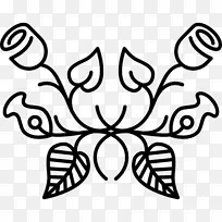 花卉设计对称艺术设计-空若网 花卉设计对称艺术设计-空若网