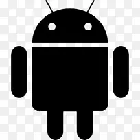 电脑图标黑色飞机android标志-android-空若网 电脑图标黑色飞机android标志-android-空若网