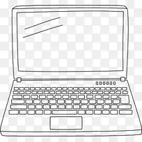 笔记本电脑博客黑白剪贴画-笔记本电脑-空若网 笔记本电脑博客黑白剪贴画-笔记本电脑-空若网