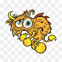 卡通动物剪贴画-空若网 卡通动物剪贴画-空若网