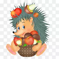 日记博客刺绣剪贴画卡通刺猬-空若网 日记博客刺绣剪贴画卡通刺猬-空若网