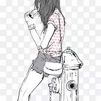 插画.消防栓-空若网 插画.消防栓-空若网