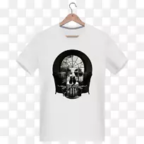 T恤蓝袖套衫领t恤-空若网 T恤蓝袖套衫领t恤-空若网