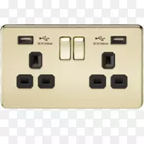 交流电源插头和插座电池充电器开关锁存继电器网络插座双灯-空若网 交流电源插头和插座电池充电器开关锁存继电器网络插座双灯-空若网