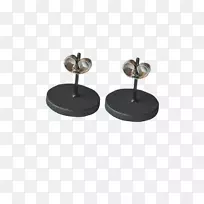 耳环黑色哑光材料耳钉-空若网 耳环黑色哑光材料耳钉-空若网