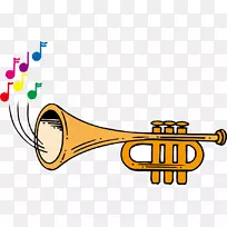 小号卡通乐器动画绘图卡通喇叭-空若网 小号卡通乐器动画绘图卡通喇叭-空若网