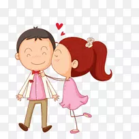亲吻卡通剪贴画-卡通情侣-空若网 亲吻卡通剪贴画-卡通情侣-空若网
