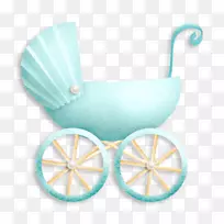 水彩画-婴儿车-空若网 水彩画-婴儿车-空若网