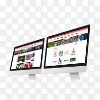 电脑显示器显示广告多媒体通讯平板显示品牌创意-空若网 电脑显示器显示广告多媒体通讯平板显示品牌创意-空若网