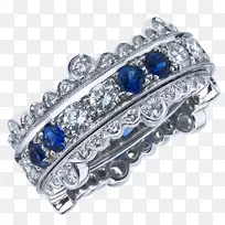 蓝宝石订婚戒指结婚戒指宝石加工首饰-空若网 蓝宝石订婚戒指结婚戒指宝石加工首饰-空若网