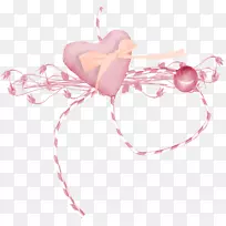 水彩画.心形粉红框-空若网 水彩画.心形粉红框-空若网