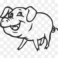 夜间动物陆生动物剪贴画-猪鼻-空若网 夜间动物陆生动物剪贴画-猪鼻-空若网