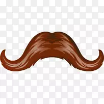 下载手绘棕色胡须-空若网 下载手绘棕色胡须-空若网