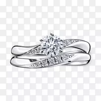 结婚戒指银身珠宝白金结婚戒指-空若网 结婚戒指银身珠宝白金结婚戒指-空若网