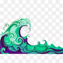 造纸术图形设计.蓝绿色水涟漪-空若网 造纸术图形设计.蓝绿色水涟漪-空若网